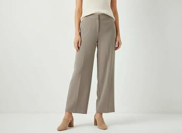 sinsay plus size spodnie: Sinsay, Spodnie materiałowe damskie, rozmiar 2XS — 1