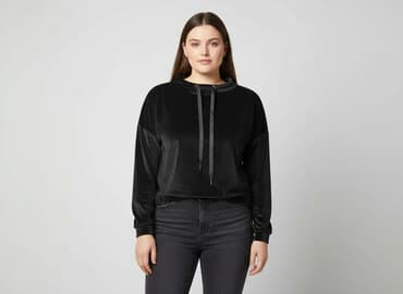 bluzki welurowa z krótkim rękawem: Bluzka damska, rozmiar XL — 1