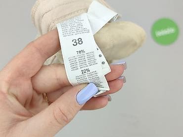 sandaly na platformie: Szorty damskie, rozmiar M — 5