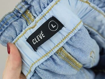 krótkie spodenki z wysokim stanem: Szorty damskie, rozmiar L — 4