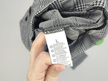 rozm l: Spodnie materiałowe damskie, rozmiar L — 4