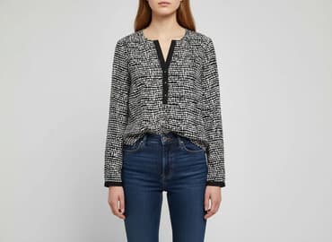 reserved bluzka z dekoltem v: Reserved, Bluzka damska, rozmiar S — 1