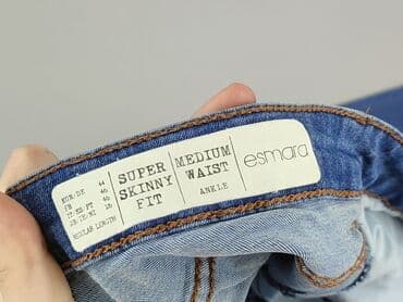 woskowane legginsy z wysokim stanem zara: Esmara, Jeansy damskie, rozmiar 2XL — 4