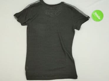 czarne t shirty damskie w serek: T-shirt damski, rozmiar L — 3