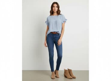 bluzki damskie dopasowane: Bluzka damska, rozmiar L — 6