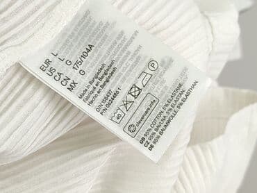 białe t shirty oversize: H&M Divided, T-shirt damski, rozmiar L — 5