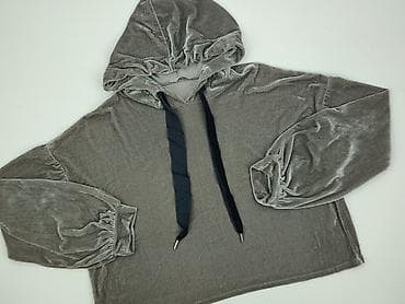 czarny sweter oversize: Zara, Bluza z kapturem damska, rozmiar S — 1