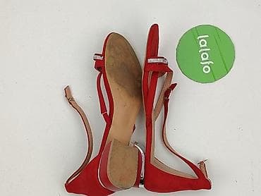 biale sandaly na platformie: Sandały damskie, rozmiar 40 — 4