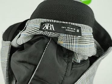 modne spodnie w 2015: Zara, Spodnie materiałowe damskie, rozmiar L — 5