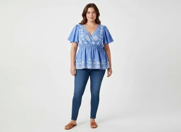 shein tuniki plus size: Shein, Bluzka damska, rozmiar 2XL — 1