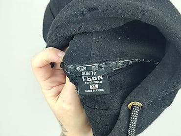 bluzy markowe: FSBN, Bluza z kapturem dla mężczyzn, rozmiar XL — 5