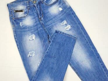 jeansy damskie przecierane: Jeansy damskie, rozmiar S — 1