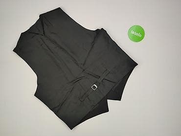 pull and: Męska kamizelka garniturowa w kolorze czarnym. Klasyczny, elegancki — 3