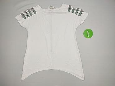 bluzki brokatowe: Used, T-shirt damski, rozmiar M — 3