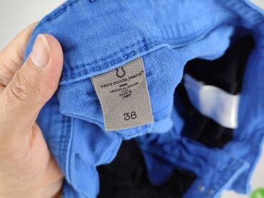 jeans mom slim fit stradivarius: Material trousers for women, size M (EU 38) — 4