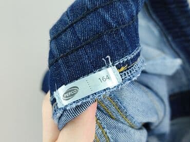 spodnie robocze: Spodnie jeansowe, Pepco, 14 lat, 164, stan - Idealny — 4