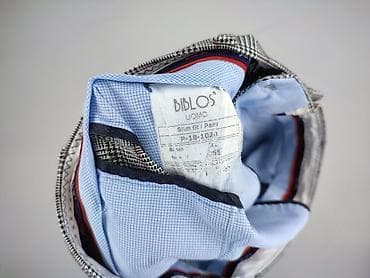 nike tech: Męskie spodnie BIBLOS UOMO – model Slim Fit - Krój: zwężana nogawka — 4