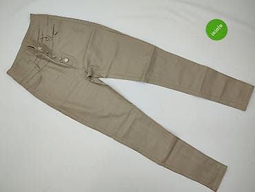 botki pull and bear: Material trousers for women, size L — 2