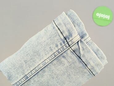 spódnice jeansowe trapezowe midi: Denim, Spódnica damska, M — 5