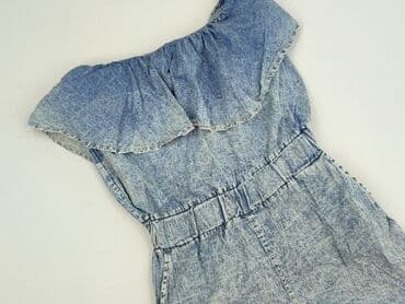 jeansy z asymetrycznym zapieciem: Kombinezon damski, XL — 1