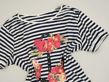 piec lat w paski bluzka w paski swiat: Bluzka damska, rozmiar 2XL — 1