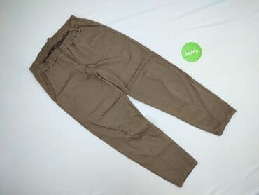 joggery brązowe damskie: Spodnie damskie, rozmiar S — 2
