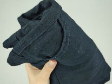 spodnie woskowane czarne: Material trousers, 9 years, 128/134, condition - Perfect — 5