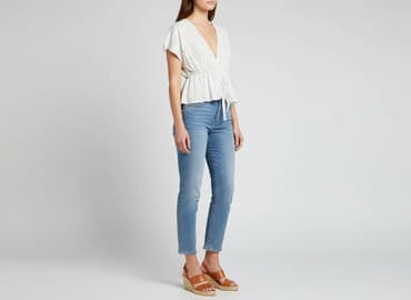 bluzka ze ściągaczem h m: H&M, Bluzka damska, rozmiar S — 1