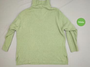 szmaragdowy sweter: Sweter damski, rozmiar M — 4