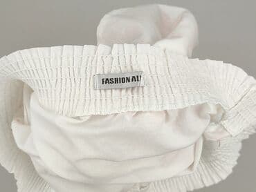 biała bluzka z czarną tasiemką: Moda, Bluzka damska, rozmiar One size — 5