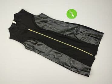 rozkloszowana sukienka z ekoskórą: Bodyflirt, Sukienka damska, rozmiar S — 2