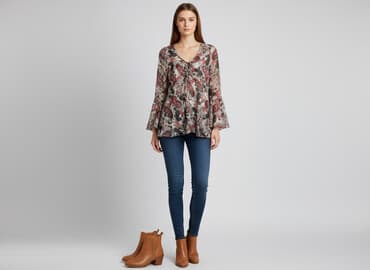 piżamy damskie allegro: Bluzka damska, rozmiar L — 7