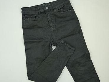 stradivarius cargo czarne: Stradivarius, Jeansy dla mężczyzn, rozmiar M — 1