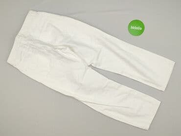 białe jeansy szerokie: Jeansy damskie, rozmiar S — 3