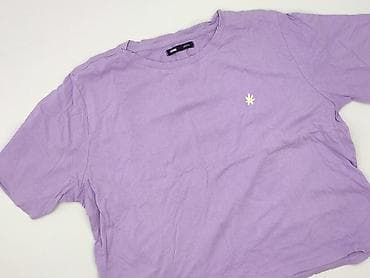 koszulka w leniwce: Sinsay, T-shirt damski, rozmiar L — 1