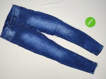 tanie jeansy rurki damskie: Denim, Jeansy damskie, rozmiar S — 2