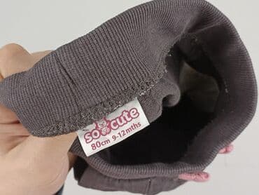 spodnie niemowlęce h: Sweatpants, So cute, 9-12 months, condition - Good — 4