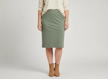 spódniczka khaki: Beloved, Spódnica damska, rozmiar 2XL — 7