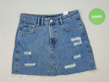 spódnice jeansowe z przetarciami midi: Denim Collection, Women`s skirt, size M — 2