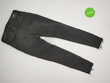 czarne cargo pull and bear: Zara, Джинси жіночі, розмір S — 3