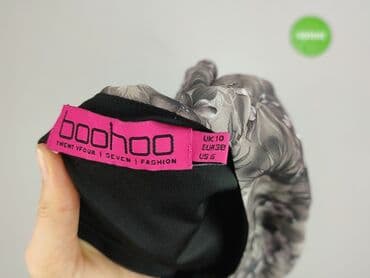 sukienka rozkloszowana dekolt łódka: Boohoo, Sukienka damska, rozmiar M — 4