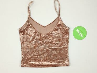 satynowy top pod marynarkę: Bershka, Top damski, rozmiar M — 3