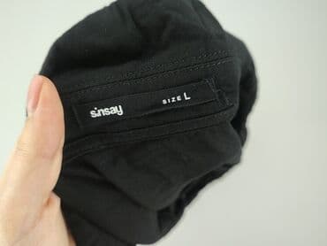 czarna sukienka z długim rękawem sinsay: Sinsay, Sukienka damska, rozmiar L — 4