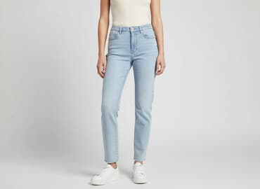 jeansy jasne damskie: Jeansy damskie, rozmiar S — 6