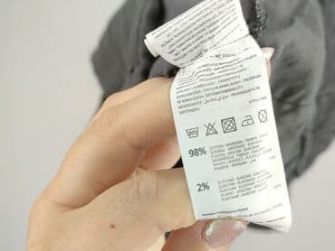 sinsay spodnie czarne z wysokim stanem: Sinsay, Chinos for men, size M — 5