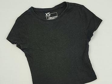 czarne bluzki basic: FB Sister, T-shirt damski, rozmiar XS — 2