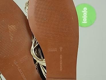 w.klapkach tekst: Reserved, Sandały damskie, rozmiar 36 — 4