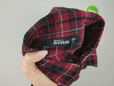 sukienka w krate czerwona: Diverse, Koszula damska, rozmiar L — 4