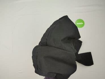 czarne cargo pull and bear: Diverse, Material trousers for women, size M — 5