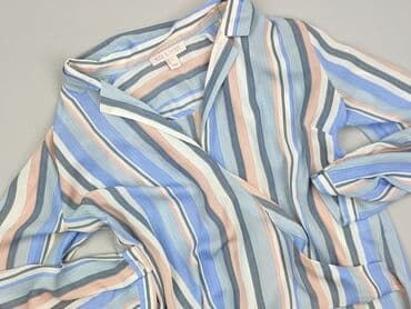koszulka z długim rękawem w paski: Bluzka damska, rozmiar L — 1